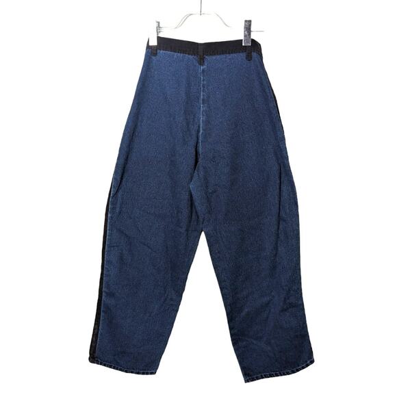 Vintage 90's Mickey & Co Jeans High Waist Tapered Leg Velvet Side Embroidered - Picture 2 of 10